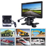 INN® Moniteur de bureau de voiture 7 pouces moniteur d'interface aviation support de coque moniteur  caméra de recul de sécurité fil