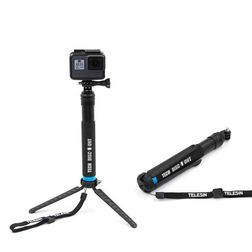 TD® Perche Gopro hero téléphone camera canne stick selfie iphone