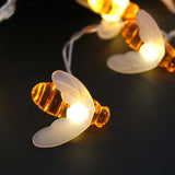 TD® Guirlande Lumineuse 5M 20 Ampoules, Guirlande lumineuse LED Blanc Chaud Décoration pour Fête Noël Mariage