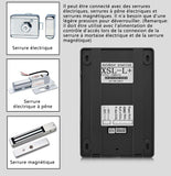 TD® Sonnette Kit caméra, 7 pouces couleur vidéo HD Sonnette Villa Intercom vision nocturne étanche intelligente Sonnette vidéo Inter