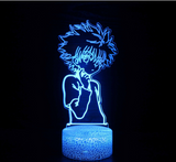 TD® 3D Illusion Lampe Led Veilleuse Anime Hunter X Hunter Pour Enfants Chambre D'Enfant D&eacute;cor Manga Cadeau Hunter X Hunter
