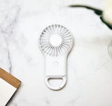 INN® Mini Ventilateur Portable USB Rechargeable 800mAh Batterie 3 niveaux de vitesse du vent LED Lumière colorée