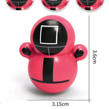 Film de jeu de calmars même gobelet ornements  de  bureau  gobelet carré  rouge ornements de cadeaux créatifs cadeaux d'hallo