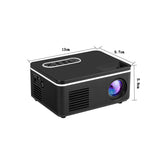TD® 1080p HD Nouveau Mini projecteur domestique S361 Mini projecteur portable LED