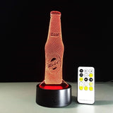 TD® Lampe optique poser décoratif tactile 7 couleurs illusion optique - modèle bouteille - faible consommation câble USB prise secte