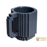 TD® Assemblé bloc de construction puzzle tasse bricolage assemblage créatif tasse à café en plastique nouveau style tasse avec des b