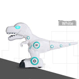 TD® Robot dinosaure  mécanique  intelligent  télécommandé  avec puzzle lumière et musique jouet pour enfants télécommandé électrique
