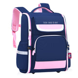 TD® Sac à dos cartable grande capacité collège lycée scolaire élèves étanche rose violet sangle lanière épaule 20L garçon fille