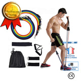 TD® 11 pièces bandes de résistance ensemble sport maison Fintess exercice Tube bandes porte ancre  Équipement de fitness
