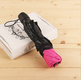 La feuille de lotus fleurit lorsqu'elle rencontre de l'eau, parasol en plastique noir anti-ultraviolet, parasol, parapluie