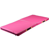 TD® Tapis Pliable Exercice de sol/ Danse Tapis de yoga Gymnastique Tapis Entraînement pour la maison Judo Gymnase 100x50x5cm (Rose)