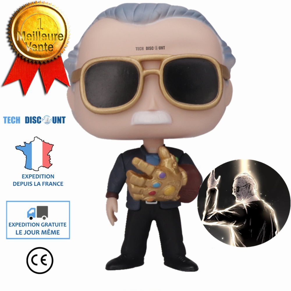 TD® figurine stan lee gant infini marvel avengers comics decoration re ...