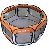 TD® Cage octogonale portable Clôture mobile pour animaux de compagnie en tissu pliable pour chien Oxford, parc à chiot