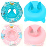 TD® Bouée Siège Gonflable Bébés 6-36 Mois/ Motifs Éléphants/ Baignoire Piscine Apprentissage Natation PVC Matériel Sécurité Bleu