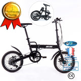 Vélo pliable en alliage d'aluminium 16 pouces vélo de mobilité portable étudiant adulte à vitesse variable