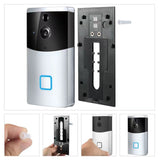 TD® Smart home wifi connexion téléphone portable caméra de surveillance oeil de chat interphone vidéo sans fil ding dong sonnette