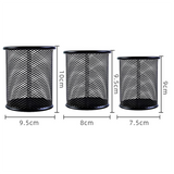 TD® Porte-stylo Maille de fer en métal grand, moyen et petit ensemble de trois pièces en treillis de fer  rangement multifonctionnel