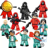 TD® Figurine LEGO Bobby game time soldat rouge franchit les niveaux garçon assemble des blocs de construction jouets éducatifs