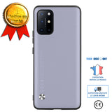 TD® Convient pour OnePlus 8T étui de téléphone portable anti-chute tout compris en cuir uni givré housse de protection en silicone