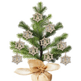 Ornements Ornements d'ambiance de Noël Artisanat en bois créatif Décorations de vacances d'arbre de Noël Bricolage copeaux bo