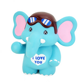 TD® Elephant Bleu Tirelire Cartoon Saving Pot Boîte Kid cadeau Home Decor Tirelire Cartoon Elephant Tirelire