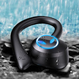 TD® Oreillette Bluetooth super longue durée de vie de la batterie oreillette bluetooth sport montée sur l'oreille