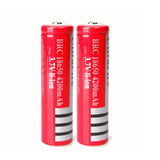 TD® Batteries au lithium pour torches 18650  4200mAh 3.7V Rechargeable  Pile au lithium pour embout  Piles au lithium rechargeables