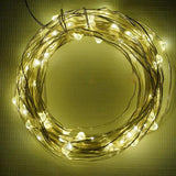 TD® Guirlande lumineuse Led avec fil de cuivre à piles 3AA petite guirlande lumineuse color