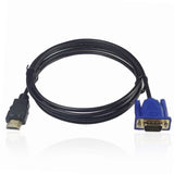 TD® Câble de conversion Câble HDMI vers VGA - câble audio - vidéo - HDMI - VGA - Connectique informatique - accessoire multimédia