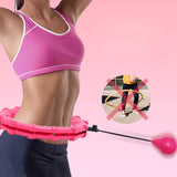 TD® Hula Hoop détachable à 24 sections, équipement de fitness avec support de taille absorbant les chocs et réglable librement