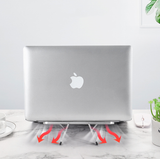 TD® Support d'ordinateur portable Dissipation thermique accrue Stockage portable Support de suspension réglable pliable Mini support