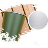 TD® Tasse en acier inoxydable portable extérieure facile à transporter camping camping bière tasse à café 350 ml tasse verte