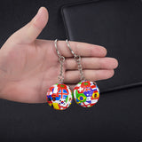 TD® Coupe d'Europe 2 porte-clés Pendentifs football Périphérique 32 équipes nationales Personnalité Créativité Fans Souvenirs Cadeau