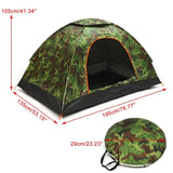 TD® Tente De Camping/ Pop UP Automatique Pour 1 Ou 2 Personnes Randonnée/ Equipement de randonnée/ Accessoire de randonnée