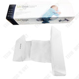 TD® oreiller de couchage latéral côté bébé support 43 * 10 * 10 cm anti tête plate naissance 2 ans ajustable - blanc support maintie