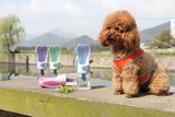 TD® Fontaine à boire portable pour chien de voyage en plein air pour animaux de compagnie