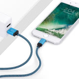 TD® Lot de 3 câbles Produit Apple Rechargement Transfert Données Usage Prolongé Multimédia Charge Grande Vitesse iPhone iPad iPod SE