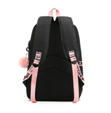 TD® Sac à dos ordinateur portable unisexe sac de voyage de randonnée avec port de chargement USB