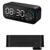 INN® Petite mini horloge stéréo, double réveil domestique à grand volume, haut-parleur  Bluetooth version anglaise, caisson de basse