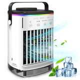 TD® Refroidisseur d'air portable petit ventilateur de climatisation humidifiant le ventilateur de refroidissement par pulvérisation