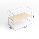 TD® Étagères Étagères de bureau simples Armoires de bureau Organiser le bureau Boîte de rangement Étagères d'art en fer Étagère créa