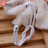 TD® Bracelet Moderne Style Mode en Cristal et en Plaqué Or Blanc Plaqué Cadeau de la Femme Saint Valentin Anniversaire Cuivre