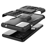 TD® Pour OnePlus 9 étui de téléphone portable anti-chute deux-en-un motif éblouissant support étui de protection pour téléphone port