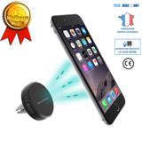 TD® Support de téléphone de voiture magnétique portable universel iphone samsung grip interchangeable pratique alliage aluminium