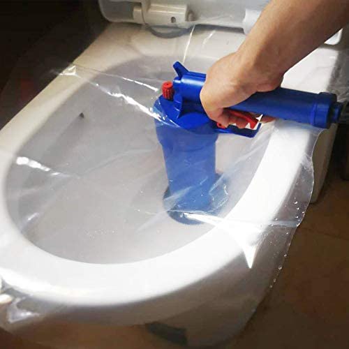 Pistolet déboucheur WC, évier et canalisations, à air comprimé 