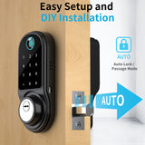 TD® APP mot de passe empreinte digitale serrure intelligente pêne dormant serrure automatique serrure d'appartement d'hôtel d'intéri