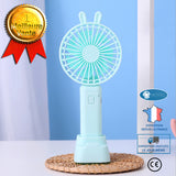 INN® Mini ventilateur de poche de dessin animé chargeant le dortoir des étudiants de bureau pour enfants tenant une main mignonne te