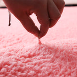 TD® Tapis de velours d'agneau épaissi chambre salon balcon de chevet complet chambre d'enfants tapis de sol minimaliste moderne