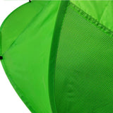 TD® Tente de Plage Anti UV Pop Up 240 cm x 140 cm x 90 cm Vert + 1 Sac de transport