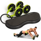 TD® Roue abdominale extracteur à quatre roues exercice abdominal silencieux à deux roues tirer la corde roue abdominale